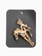 Брошь «Лошадь», цвет золото - Фото 4