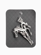 Брошь «Лошадь», цвет серебро - Фото 4