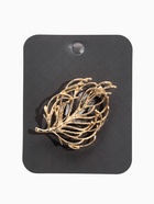 Брошь «Лист» веточка, цвет золото - Фото 4