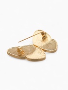 Брошь «Бабочка» под галиотис, зелёная в золоте - Фото 3