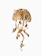 Брошь «Медуза», белая в золоте - Фото 2