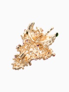 Брошь «Цветок Сирени», фиолетово-зелёная в золоте - Фото 2