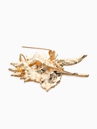 Брошь «Цветок Подсолнуха», жёлто-зелёная в золоте - Фото 3