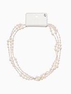 Бусы жемчужные, длинные, d=3.4, 5.6, 8.10, белые в золоте - Фото 7