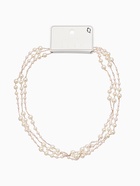 Бусы жемчужные, длинные, d=3.4, 5.6, 8.10, белые в золоте - Фото 9