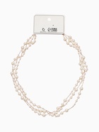 Бусы жемчужные, длинные, d=3.4, 5.6, 8.10, белые в золоте - Фото 10