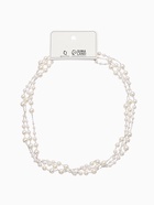 Бусы жемчужные, длинные, d=3.4, 5.6, 8.10, белые в серебре  (артикул 10904906)  большой выбор товаров оптом и в розницу по низким ценам с доставкой