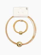 Набор 2 предмета: колье, браслет «Бусина на нитях», цвет золото - Фото 11