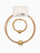 Набор 2 предмета: колье, браслет «Бусина на нитях», цвет золото - Фото 12