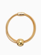 Набор 2 предмета: колье, браслет «Бусина на нитях», цвет золото - Фото 3