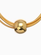 Набор 2 предмета: колье, браслет «Бусина на нитях», цвет золото - Фото 4