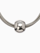 Набор 2 предмета: колье, браслет «Бусина на нитях», цвет серебро - Фото 6