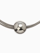 Набор 2 предмета: колье, браслет «Бусина на нитях», цвет серебро - Фото 10