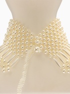 Колье-чокер жемчуг «Богема», d=8, 10, 12, белое - Фото 7