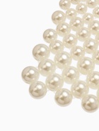 Колье-чокер жемчуг «Богема. Россыпь», белое, d=8/10/12 - Фото 4