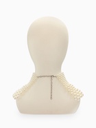 Колье-чокер жемчуг «Богема. Россыпь», белое, d=8/10/12 - Фото 6