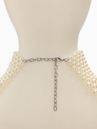 Колье-чокер жемчуг «Богема. Россыпь», белое, d=8/10/12 - Фото 7