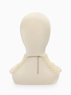 Колье-чокер жемчуг «Богема. Россыпь», белое, d=8/10/12 - Фото 7