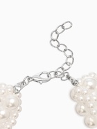 Обвес на штаны «Бусины жемчужные», 25 см, белый в серебре - Фото 3