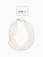 Обвес на штаны «Бусины жемчужные», 25 см, белый в серебре 10905937