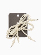 Обвес на штаны «Бантики», на булавке, набор 2 шт. белый в серебре - Фото 5