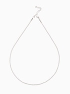 Колье жемчужное «Рис» 2 нити, 45 см, белое в серебре - Фото 3