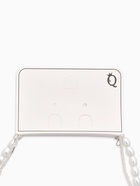 Колье жемчужное «Рис» 2 нити, 45 см, белое в серебре - фото 809255259