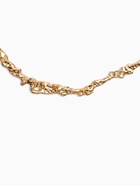 Колье «Мятое» тонкое, 35 см, цвет золото - Фото 2