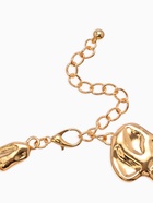 Набор 2 предмета: серьги, колье «Мятое», 35 см, серьги 6 см, цвет золото - Фото 3