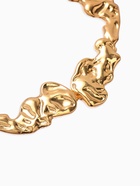 Набор 2 предмета: серьги, колье «Мятое», 35 см, серьги 6 см, цвет золото - Фото 5