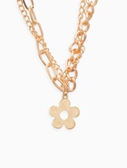 Цепь двойная «Нежный хард-рок», 40 см, цвет золото - фото 809255284