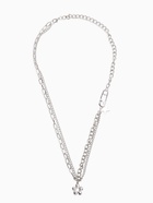 Цепь двойная «Нежный хард-рок», 40 см, цвет серебро - фото 809255287