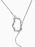 Кулон удавка «Абстракция», 70 см, цвет серебро - фото 809255296