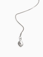 Кулон удавка «Абстракция», 70 см, цвет серебро - фото 809255297