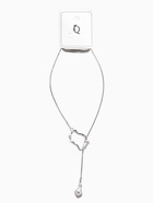 Кулон удавка «Абстракция», 70 см, цвет серебро - фото 809255298