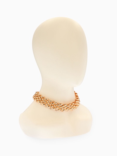 Колье-чокер «Кольчуга», цвет золото