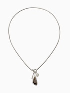 Кулон на цепочке «Стиль. Капля», серый в серебре - Фото 2