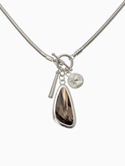Кулон на цепочке «Стиль. Капля», серый в серебре - Фото 3