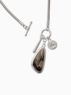 Кулон на цепочке «Стиль. Капля», серый в серебре - Фото 4