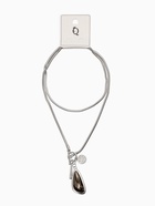 Кулон на цепочке «Стиль. Капля», серый в серебре - Фото 6