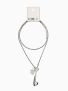 Кулон на цепочке «Стиль. Капля», серый в серебре - Фото 7