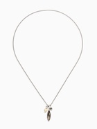 Кулон на цепочке «Стиль. Эллипс», серый в серебре - Фото 2