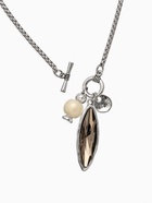 Кулон на цепочке «Стиль. Эллипс», серый в серебре - Фото 4