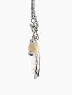 Кулон на цепочке «Стиль. Эллипс», серый в серебре - Фото 5