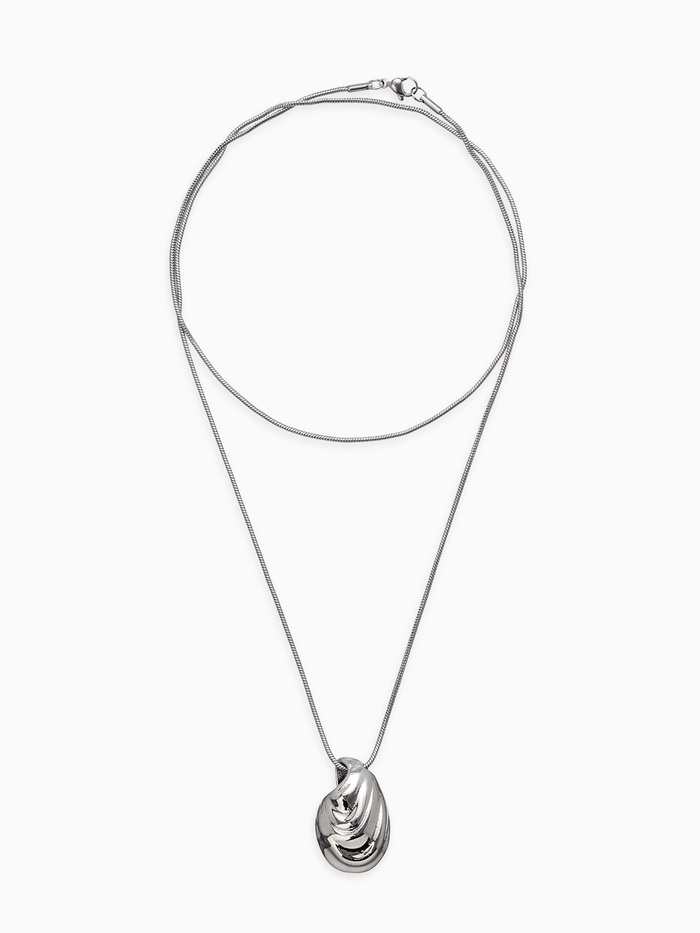 Кулон на цепочке «Ракушка», 75 см, цвет серебро