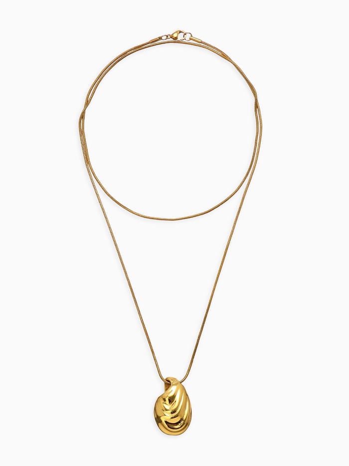 Кулон на цепочке «Ракушка», 75 см, цвет золото