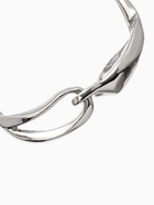 Колье «Стиль», цвет серебро d=12 см - Фото 4