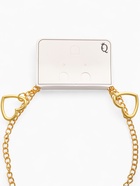 Цепочка на шею «Два сердца», затяжка, цвет золото - Фото 3