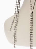 Украшение для волос «Паутина» 44 см, белое в серебре 10906123