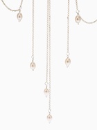 Украшение для волос «Паутина» 44 см, белое в серебре 10906125